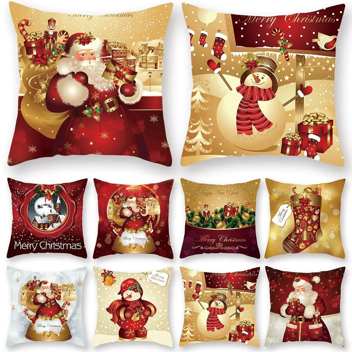 Festive Christmas Pillowcase Set 2023